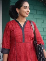 DHAMINI - Red - Co-ord Set - Image 2