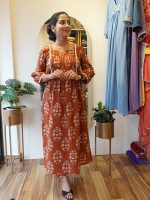 MALLIKA Co-ord set - Orange - Image 2