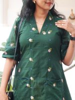 CHANDRIKA Frock - Green - Image 3