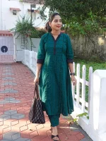 DHAMINI - Green - Co-ord set - Image 3