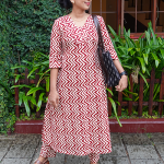 THARA - Co-ord set - Red