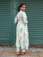 NALINI  Co-ord set - White Floral - Image 6