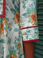 NALINI  Co-ord set - White Floral - Image 3