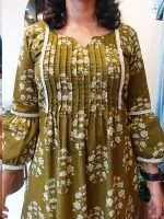 MALLIKA Co-ord set -Olive Green - Image 2