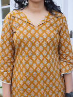 PARIJATHA Kurti - Yellow - Image 3