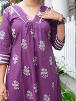 KASTHURI Co-ord set - Lavender - Image 2