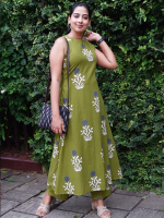 THANVI Co-ord set - Green