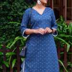PARIJATHA Kurti - Blue