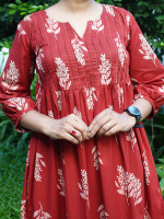 MADHURIMA Co-ord set - Red - Image 2