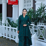 VAMIKA Co-ord set - Green (Chanderi)