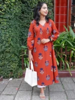 INDHIRA - Kurti - Orange