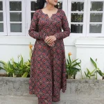 MADHAVI Co-ord set Red-Blue