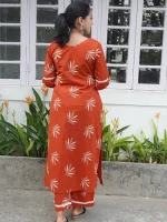 JANVI  Co-ord set - Orange - Image 3