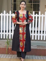 BHADRA - Red - Kurti