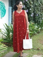 MANVI - Red Frock/Kurti - Image 2