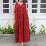 MANVI - Red Frock/Kurti