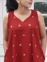 MANVI - Red Frock/Kurti - Image 3
