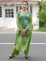 HEERA - Co-ord set Mul chanderi - Image 5