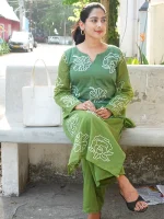 HEERA - Co-ord set Mul chanderi - Image 3