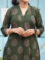 SHARIKA - Green- Kurti - Image 3
