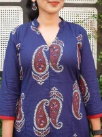 GAURI- Blue- Kurti Top - Image 3