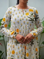 KANTHI - Floral Kurti top - Image 2