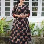 PICHWAI – Black Kurti Top